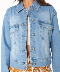 Big Wave Embroidery Jacket