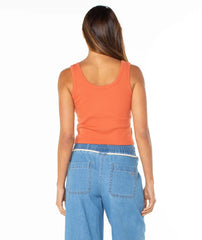 Hibiscus Swirl Top