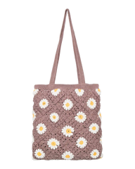 Wandering Beach Crochet Tote Bag