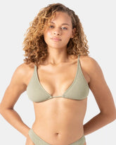 Haleiwa Built Up Triangle Bikini Top