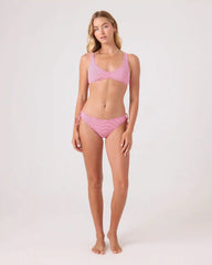 Good Vibes Tie Back Bralette Bikini Top
