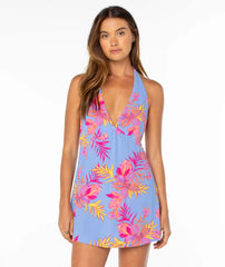 Beach Day Floral Mini Dress