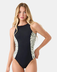 Surfer's Paradise High Neck Moderate One Piece Swimsuit