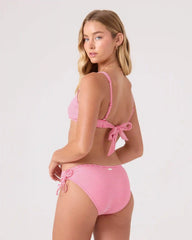Good Vibes Tie Back Bralette Bikini Top