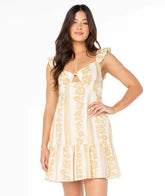 Tropical Tulip Mini Dress