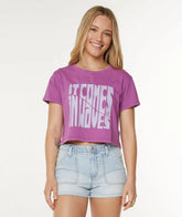 Comes In Waves Cropped Boxy Tee