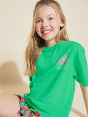 Girls' Oceanwave Oversized Tee