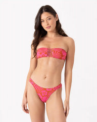 Sun Chasers Lattice Bandeau Bikini Top