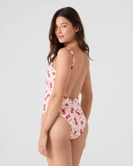 Cherry On Top Low Back One Piece Swimsuit