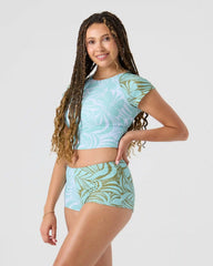 Sea Bloom Crop Rashguard