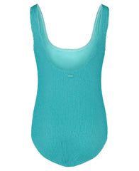 Girls' Crinkle Texture One Piece Swimsuit