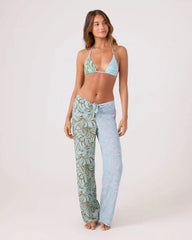 Sea Bloom Front Tie Pant