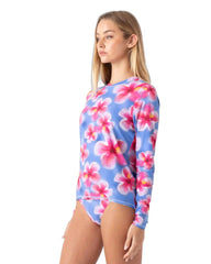 Hibiscus Daze Sea Skippin Rashguard