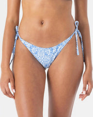 Tile Tranquility Tie Side Cheeky Bikini Bottom