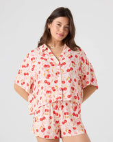 Cherry On Top Crop Stoke Short