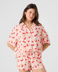Cherry On Top Crop Stoke Short