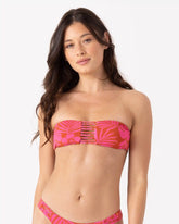 Sun Chasers Lattice Bandeau Bikini Top