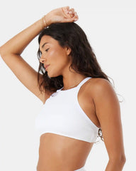 Rib Roxy Love High Neck Bra Bikini Top