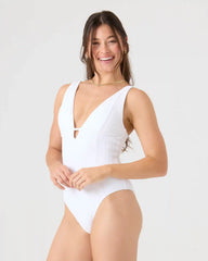Haleiwa Plunge One Piece Swimsuit