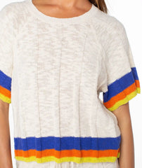 Cabana Club Tee Stripe Top