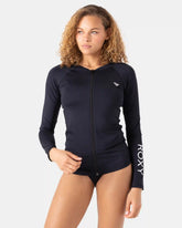 New Essentials Long Sleeve Zip Rashguard