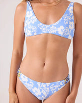 Golden Glow Fixed Lace Hipster Full Bikini Bottom