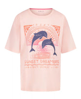 Little Girls' Ocean Life Oversized Tee