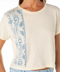 Sealife Border Cropped Boxy Tee