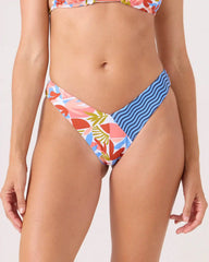 Ripple Effect V Front Scoop Cheeky Bikini Bottom