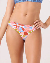 Ripple Effect Reversible Hipster Moderate Bikini Bottom