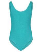 Girls' Crinkle Texture One Piece Swimsuit