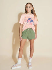 Girls' Ocean Life Oversized Tee