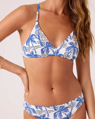 Breezy Does It Athletic Triangle Bikini Top