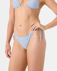 Hazy Dazy Tie Side Cheeky Bikini Bottom