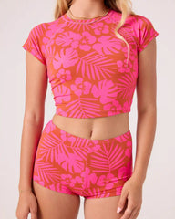 Sun Chasers Boy Short Cheeky Bikini Bottom