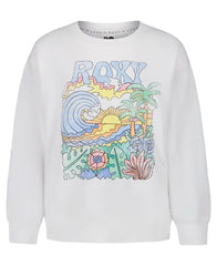 Girls' Nature Oversized Crewneck Sweatshirt