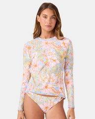 Tropical Sea Skippin Long Sleeve Rashguard