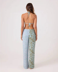 Sea Bloom Front Tie Pant