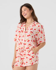 Cherry On Top Crop Stoke Short