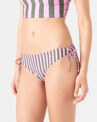 Stripe Out Lace Hipster Full Bikini Bottom