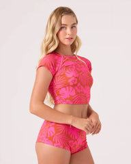 Sun Chasers Crop Rashguard
