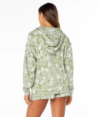 Surfing By Moonlight Printed Hoodie