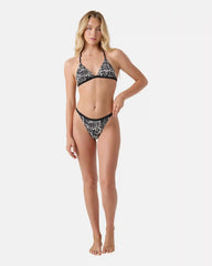 Geo Flower Fixed Triangle Bikini Top