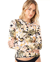 Tropical Sea Skippin Long Sleeve Rashguard