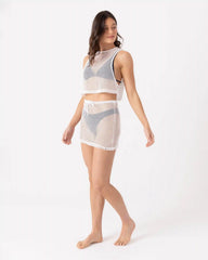 Don't Mesh With Me Skirt Cover Up