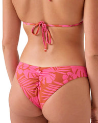 Sun Chasers Hipster Shirred Cheeky Bikini Bottom