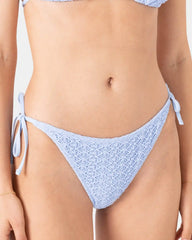 Crochet Tie Side Cheeky Bikini Bottom