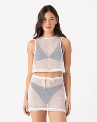 Don't Mesh With Me Skirt Cover Up