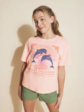 Girls' Ocean Life Oversized Tee