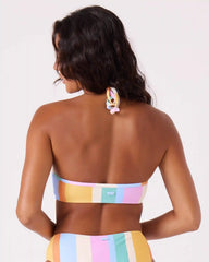 Go My Way High Neck Bikini Top